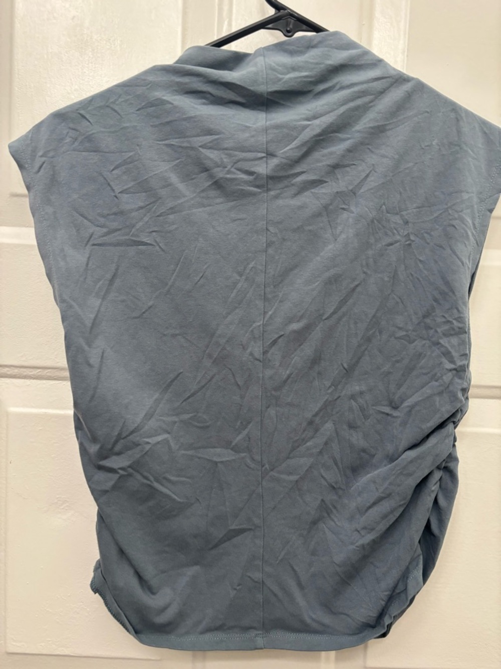 Sleeveless Mock Neck Tank Top in Slate Gray - Picture 2 of 10